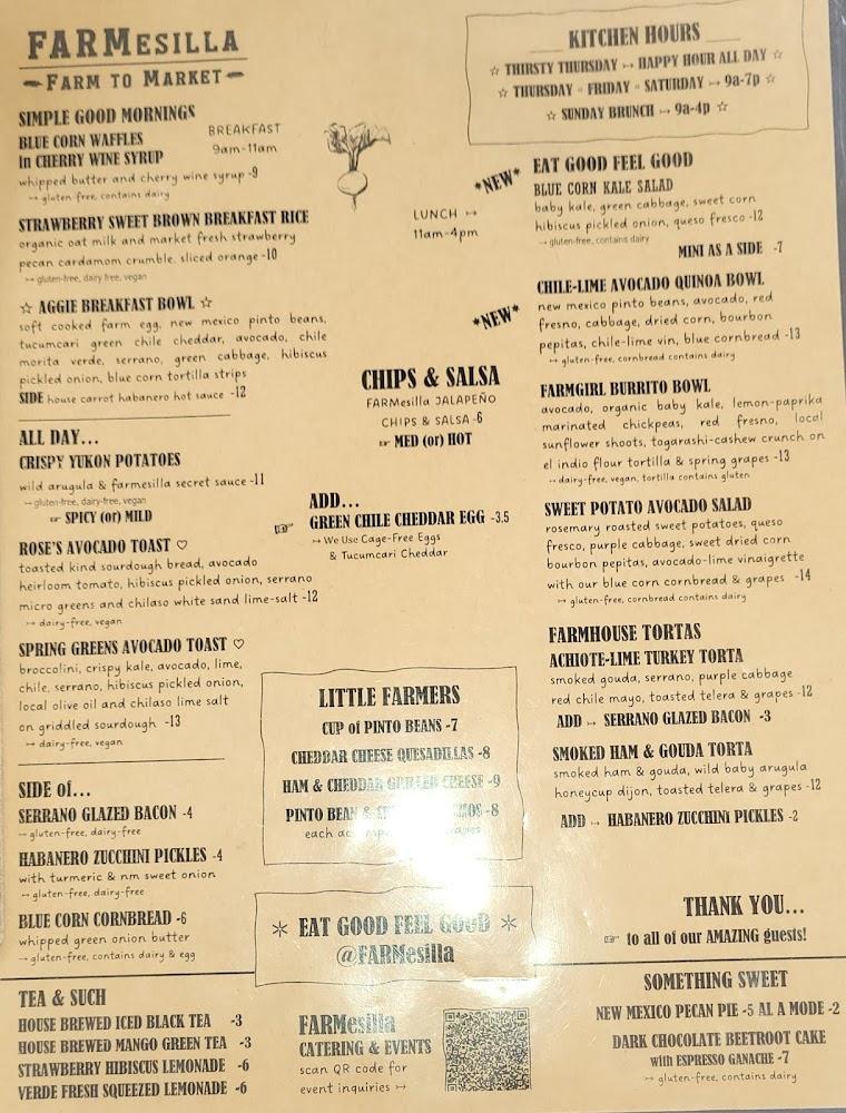 FARMesilla eatery + drinkery Menu image 2