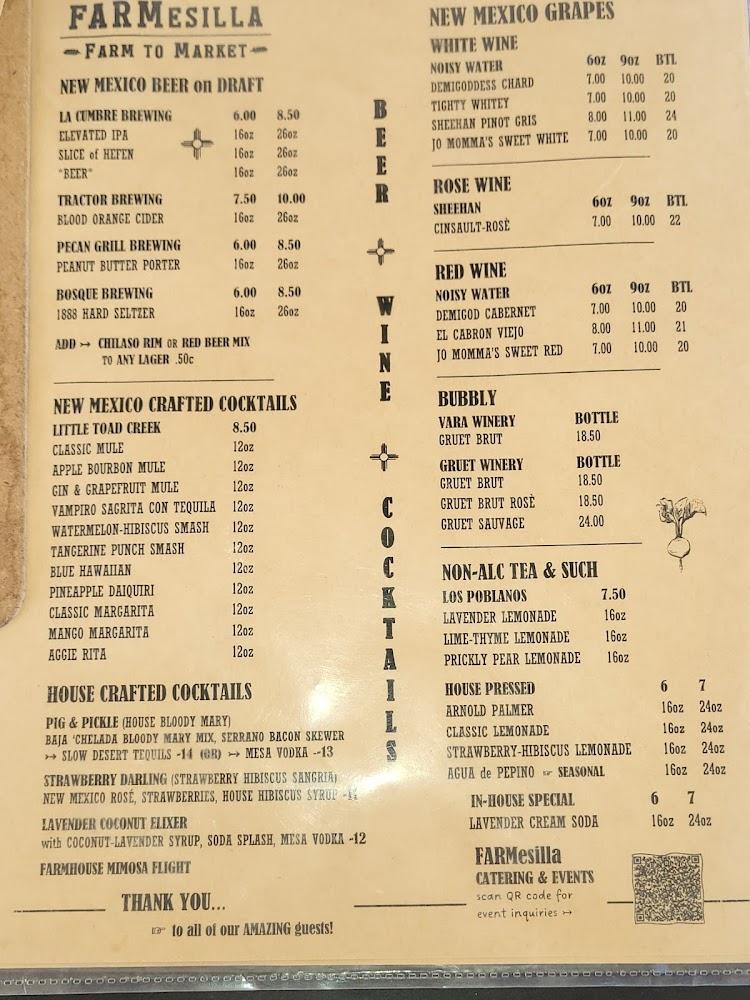 FARMesilla eatery + drinkery Menu image 4